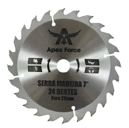 SERRA CIRCULAR MADEIRA  7 1/4 x24D - APEX FORCE