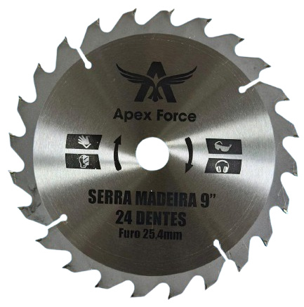 SERRA CIRCULAR MADEIRA 9 1/4x24D - APEX FORCE