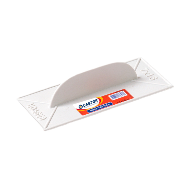 DESEMPENADEIRA PLASTICA 07X16CM MINI P/ TEXTURIZACAO