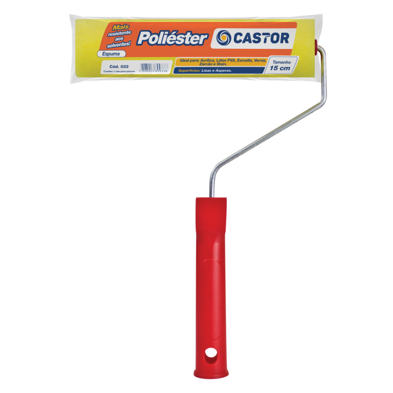 ROLO ESPUMA POLIESTER 15CM C/ CABO
