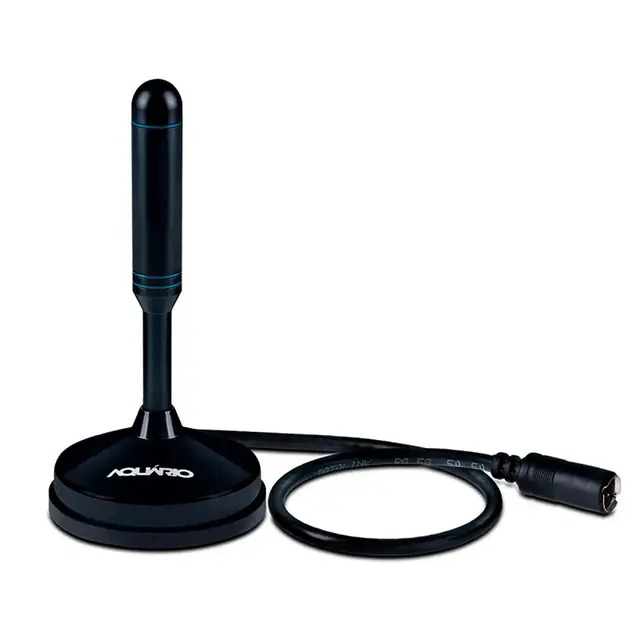ANTENA INTERNA UHF DIGITAL HD COM CABO COAXIAL 3 METROS