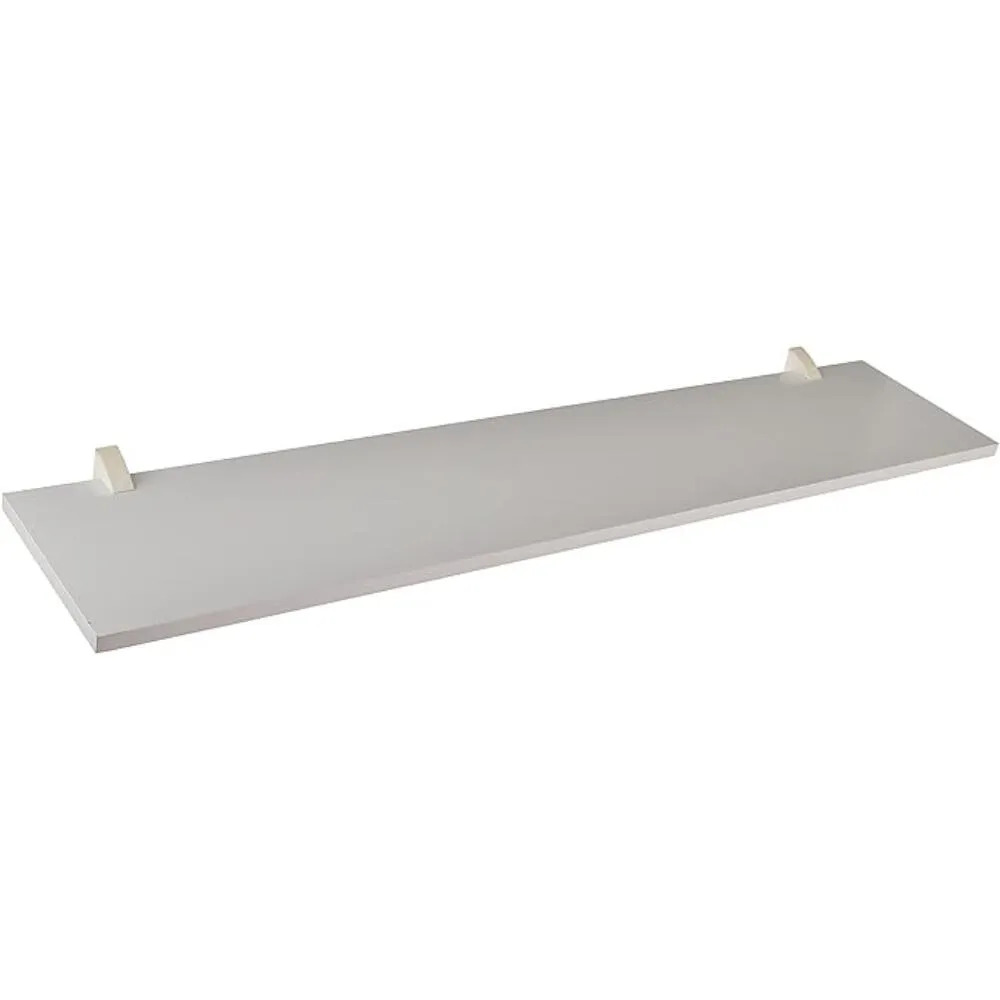 PRATELEIRA EM MDP COM SUPORTE CLIP 20 X 100 CM - BRANCA FSC