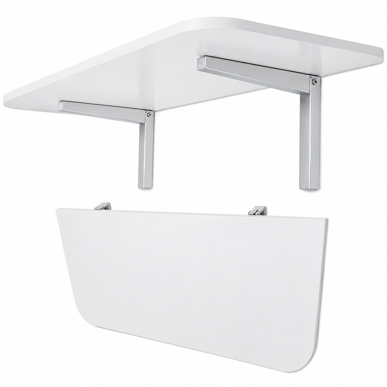 MESA DOBRAVEL COM SUPORTE 90 X 40 CM  BRANCA FSC