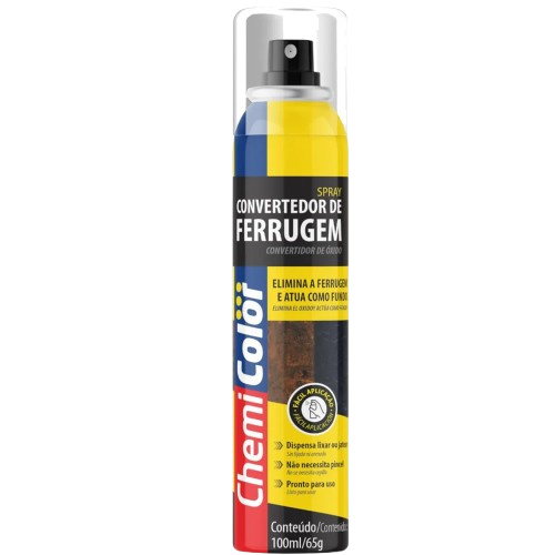 CONVERTEDOR DE FERRUGEM CHEMICOLOR 100ML/65G - UNIDADE