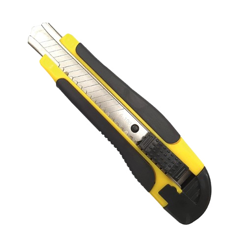 ESTILETE 18MM EMBORRACHADO COM TRAVA AUT. ELITE UN