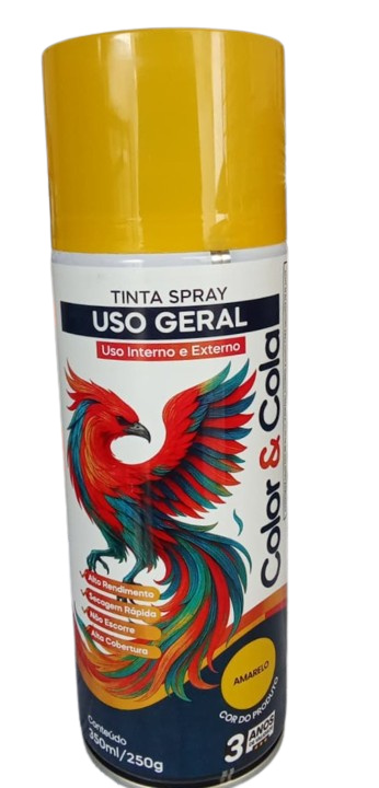 TINTA COLOR & COLA 350ML / 250G U.G. - AMARELO EMB/6
