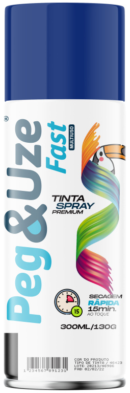 PEG&UZE FAST TINTA UG AZUL ESCURO 300ML/130G EMB/6