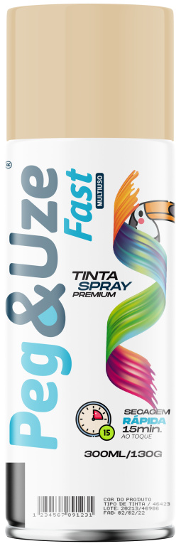 PEG&UZE FAST TINTA UG BEGE 300ML/130G EMB/6