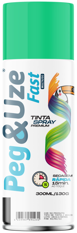 PEG&UZE FAST TINTA UG VERDE ESCURO 300ML/130G EMB/6