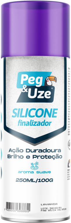 PEG&UZE SILICONE FINISHER LAVANDA - 250ML/100G EMB/6