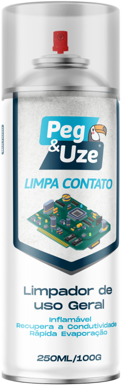 PEG&UZE FAST CLEAN LIMPA CONTATO SPRAY 250ML/100G EMB/6