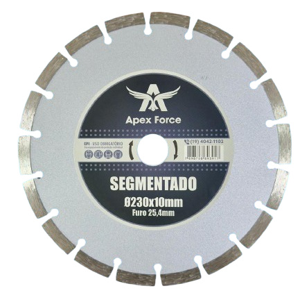 DISCO DIAM. SEGMENTADO 9 230XF22,23 - APEX FORCE