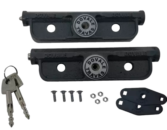 CADEADO PORTA ACO LATERAL PAR DOVALE TETRA CIL. ZAMAC