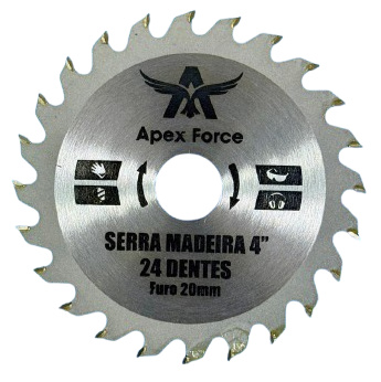 SERRA CIRCULAR MADEIRA 4.3/8 24D - APEX FORCE