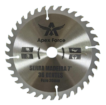 SERRA CIRCULAR MADEIRA 7 1/4x36D - APEX FORCE