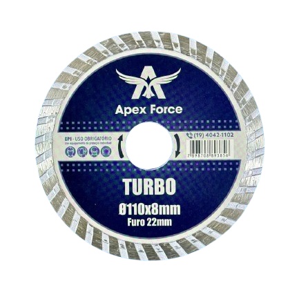 DISCO DIAM. TURBO 4.3/8 110MMxF22,23 - APEX FORCE