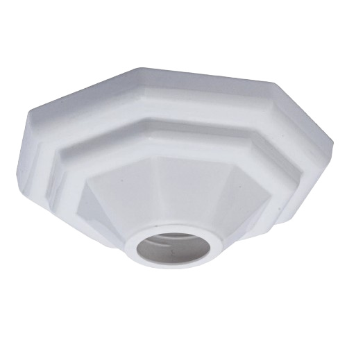 PLAFON ROSQUEADO ROPER PLAST DECORE BRANCO