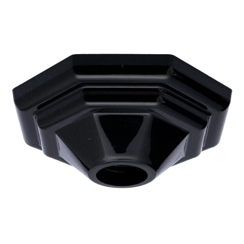 PLAFON ROSQUEADO ROPER PLAST DECORE PRETO