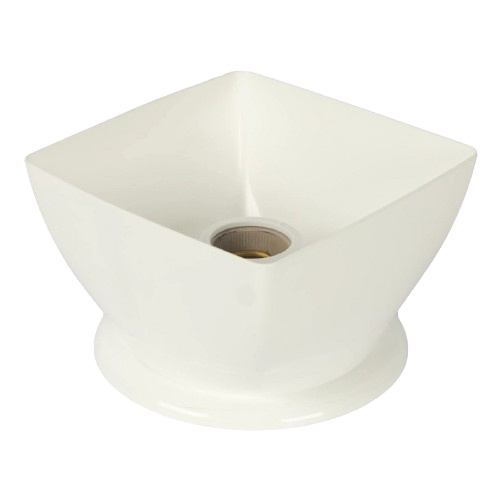PLAFON ROSQUEADO ROPER PLAST LUSTRE BRANCO